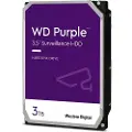 Western Digital WD Purple WD33PURZ - Harddisk - 3 TB - overvåkning - intern - 3.5 - SATA 6Gb/s - 5400 rpm - buffer: 256 MB