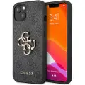 GUESS 4G Big Metal Logo iPhone 13 Hybrid-deksel - Svart