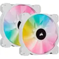 Corsair iCUE SP140 RGB ELITE - Kabinettvifte - 140 mm - hvit (en pakke 2)