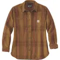 Carhartt Twill Plaid Skjorte Med Lange Ermer