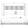 Qnap Tvs-47 1u/2u-serien Skyvepanelstativ