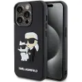 Karl Lagerfeld 3d Rubber Karl And Choupette Iphone 15 Pro Telefondeksel