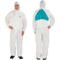 3M 45202XL - Overtrekksdress - XXL - hvit, grønt bånd på svart - PPE Category III, Type 5/6