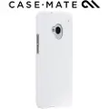 Case-mate Barely There - Beskyttende deksel for mobiltelefon - plastikk - glanshvit - for HTC One