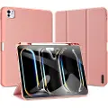 DUX iPad Pro 13 (2024) Dux Ducis Domo Tri-Fold Smart Folio-etui - Rosa