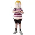 MOM Pugsley Addams-bukse. T-skjorte Med Mage Og Maske Junior-kostyme