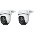 TP-LINK Tapo C520WS, IP-sikkerhetskamera, Inne & Ute, Trådløs, CE, FCC, RoHS, RCM, Tak, Sort, Hvit