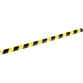 Durable HOLDBAR rørbeskyttelsesprofil P30 gul/svart selvklebende 1m