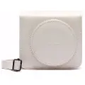 Fujifilm - Eske for kamera - polyuretanlær - kritthvit - for Instax SQUARE SQ1