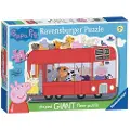 Ravensburger Peppa Gris buss stort gulv puslespill 24 brikker