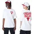 New Era Nba Script Chicago Bulls Kortarmet T-skjorte