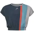 Head Padel Crop Kortarmet T-skjorte
