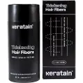 Keratain hårfibre - Lysebrun (25 gr)