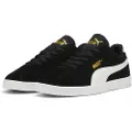 Puma Club II Suede Sneakers Unisex, Shoes, Black/White/Gold, 42.5