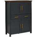 Loft 24 Loft24Highboard Marion 4 dører/1 skuffGråSkapFra Homeroom