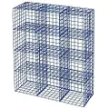 Loft 24 Loft24Vegghylle med 12 rom Metall Liten Cup RackBlåHyller & oppbevaringFra Homeroom