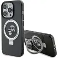 Karl Lagerfeld Klhmp14lhmrskck Iphone 14 Pro 6.1 Ring Stand Karl&choupettte Telefondeksel