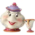 Disney Skjønnheten Og Udyret Enesco Mrs. Potts Og Chip Figur 10.5 Cm