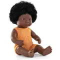 Miniland Fargerik Afrikansk Babydukke 38 Cm