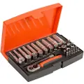 Bahco socket set mini 1/4 37 pieces 4-13mm
