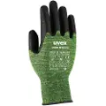 Uvex C500 M foam, Sort, Grønn, Voksen, Voksen, Unisex, 1 stykker, Polyethylen, Viskose, Polyamid, Fiberglass