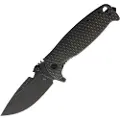 Dpx HEST/F Framelock foldekniv, black stonewash