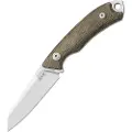 MKM Knives Pocket Tango 2 kniv, Green Canvas Micarta