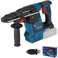 Bosch GBH 18V-26 F Professional - Roterende hammer - trådløs - 3-modus - SDS-plus - 2.6 joule - uten batteri - 18 V - SOLO