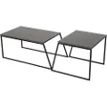 Skye Decor HomitisSofabord Set Pal Orta SehpaGråSofabordFra Homeroom