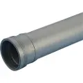 Wavin 32 x 2000 mm grå PP-afløbsrør med muffe
