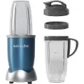 NutriBullet Pro 900, Matlagingsblender, 0,9 l, Isknusing, 900 W, Blå, Sølv