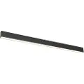 QAZQA Taklampe sort inkl. LED 3-trinns dimmbar 2700-4000K - Keane