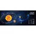 Gembird MP-SOLARSYSTEM-XL-01 - Musematte - ekstra stor - cosmos - svart