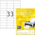Topstick 8702 printing labels, 33 pieces, 70 x 25.4 mm