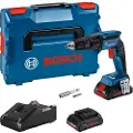 Bosch Gtb18v-45+2x4.0ah Proc+gal18v-40+l-boxx Gipsplateskrutrekker