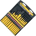 Stanley 4-18-299, Spademeisel, Kromvanadiumstål, Sort, Gult, 220 mm, 1 kg