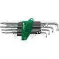 Wiha Indvendig-TORX Vinkelskruetrækker-sæt T 5, T 6, T 7, T 8, T 9, T 10, T 15, T 20, T 25, T 27, T 30, T 40, T 45 13 dele