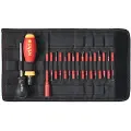 Wiha TorqueVario-S electric 2872 - Torque screwdriver with bit set - isolert - 0.8 - 5 N·m - inn folding bag