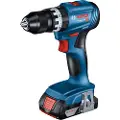 Bosch GSB 18V-45 Professional - Drill/driver - trådløs - 2 hastigheter - nøkkelfri borhylse 13 mm - 45 N·m - uten batteri - 18 V - SOLO