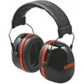 Uvex K30, Hodebånd, Konstruksjon, Sort, Rød, 36 dB
