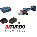 Bosch Gwx 18v-15 Sc+2x5.5ah Pro Core18v+l-boxx Vinkelsliper