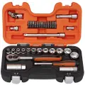 Bahco S330af 1/4´´ Pipe-og Bitssett 16 Stykker
