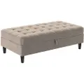 Dorel Home Dorel HomeOttoman med oppbevaring PresleyGråFotskamler & pufferFra Homeroom