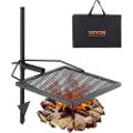 Vevor Svingbar bålgrill Kraftig stål åpen ild grillrist justerbar