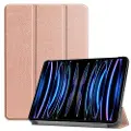 Mtp Products iPad Pro 11 2024/2025 Tri-Fold Series Smart Folio-etui - Roségull