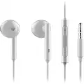 Huawei AM115 - Ørepropper med mikrofon - kablet - 3,5 mm jakk - hvit