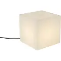 QAZQA Smart utendørslampe hvit 30 cm kvadratisk inkl. LED A60 IP44 - Nura