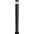 QAZQA Moderne utendørslampe sort 80 cm IP44 inkl. LED - Roxy