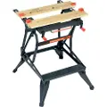 Black & Decker WM550-XJ, Bærbar arbeidsbenk, Stål, Tre, Sort, 472 mm, 1 stykker
