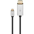 Goobay DisplayPort - 24-pins USB-C - 2m - Grå